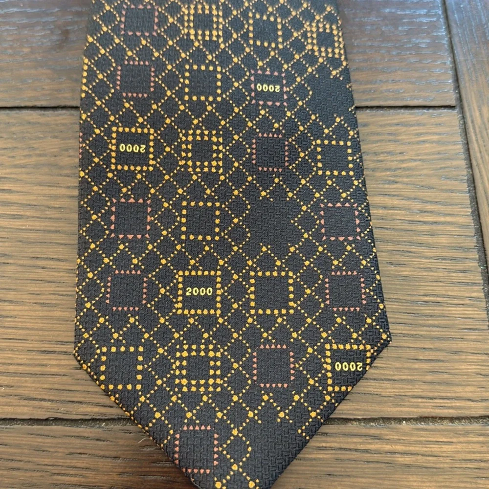 Brioni Vintage Y2K 2000 Silk Tie NWT
